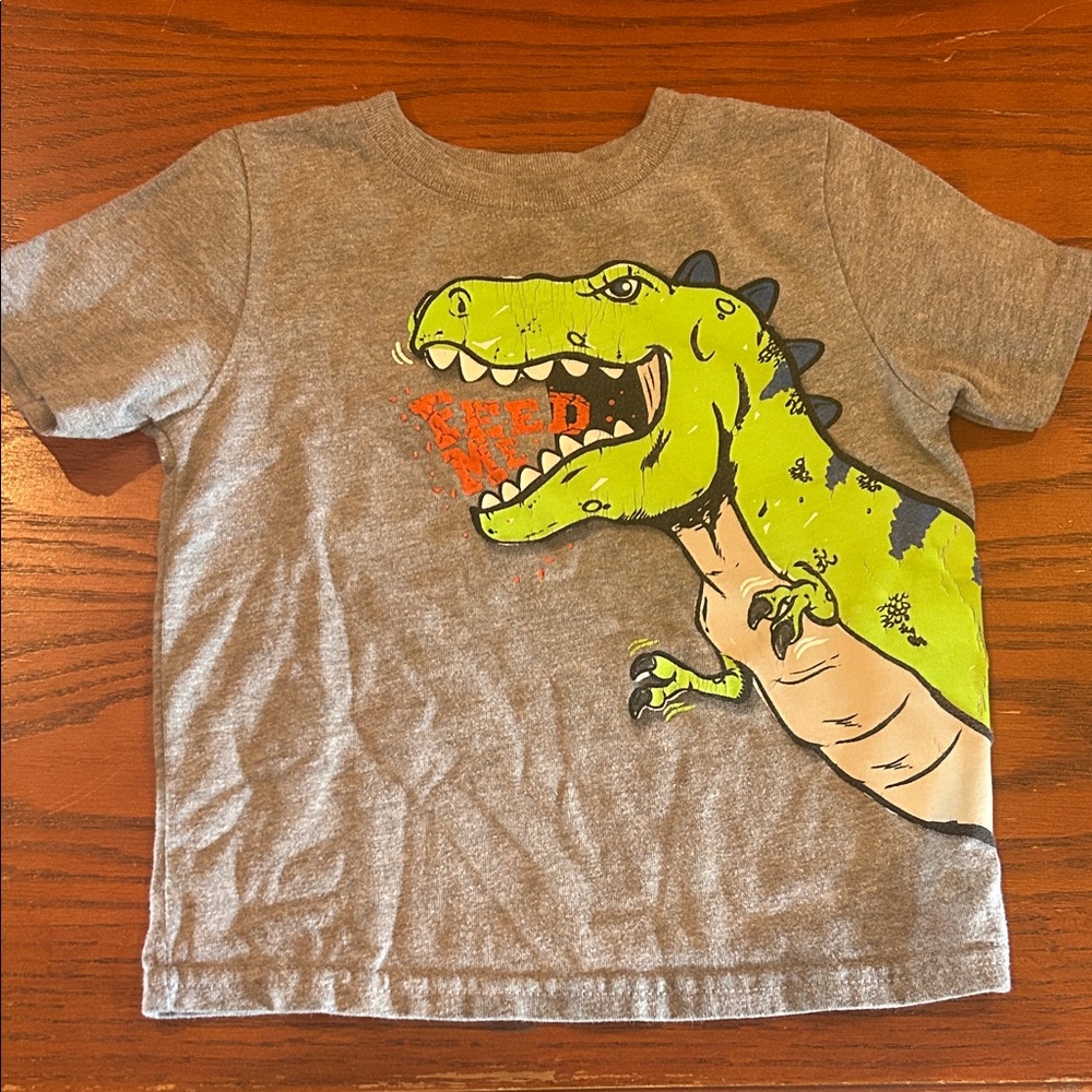 Garanimals Gray and Green Dinosaur Kids T-Shirt